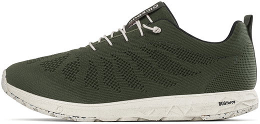 Icebug Sneaker Eli RB9X (3D-Mesh, elastische Kordeln erleichtern An- und Ausziehen) olivegrün